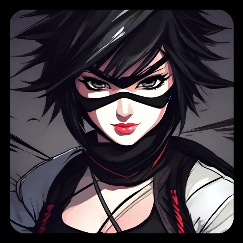 Anime Ninja Mädchen