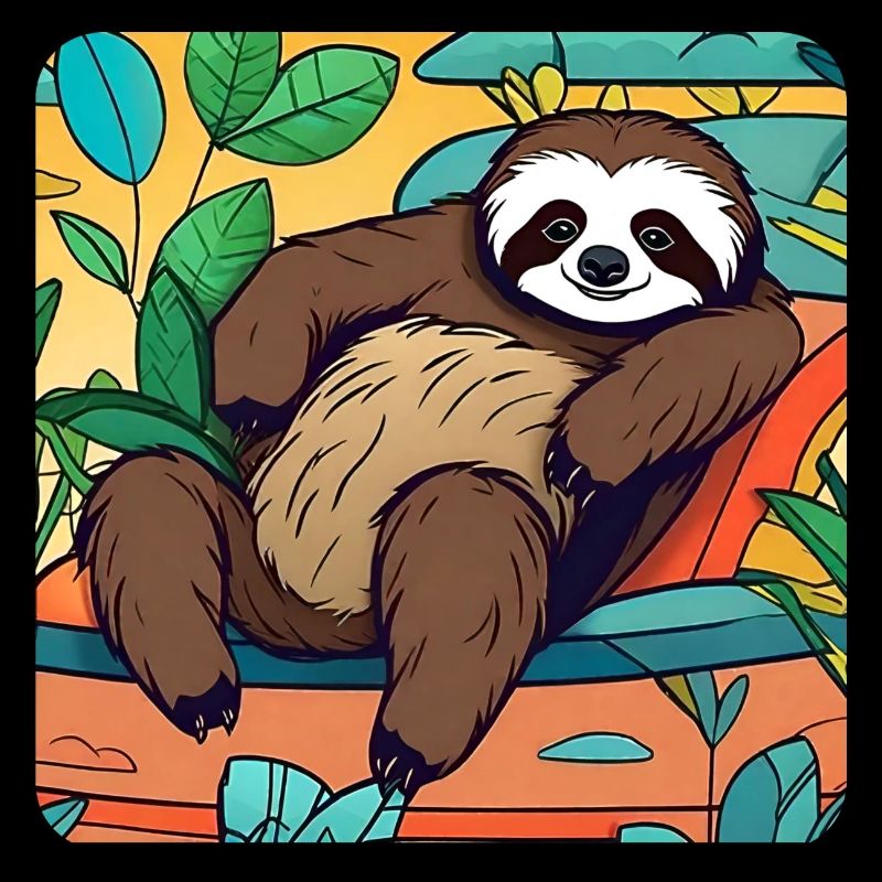 Relaxed sloth