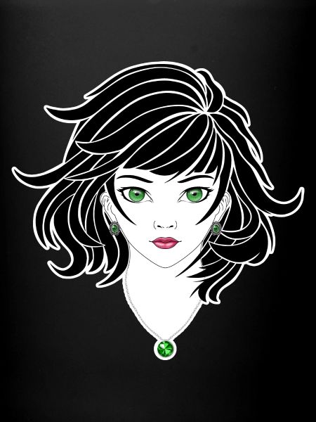 Fille d’anime gothique