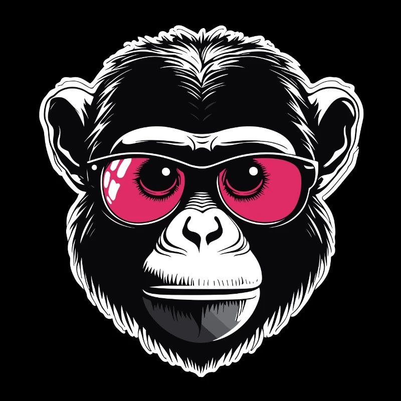 Monkey / Animal / Zoo / Chimpanzee / Wild / Comic