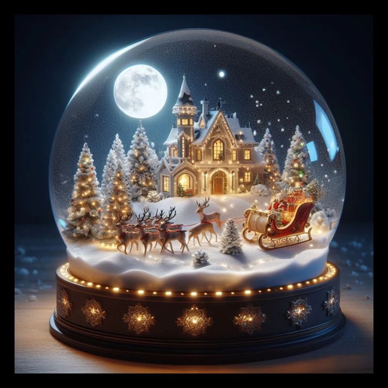 Weihnachtsbaum Mitternachtsmesse Weihnachtsmann Geschenke