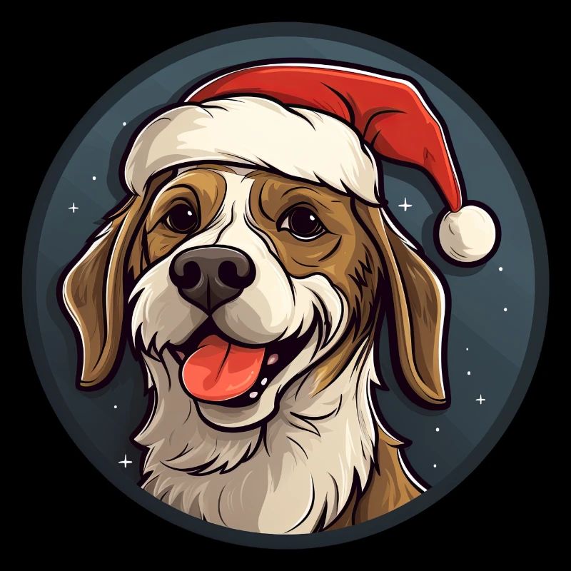Chien de Noël