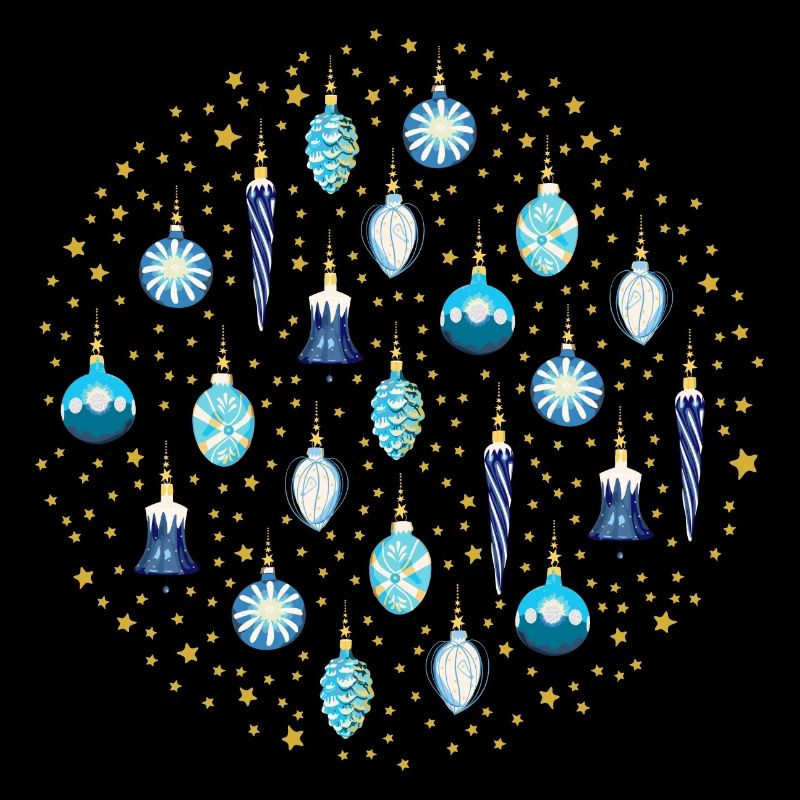 Xmas Galaxy Blue