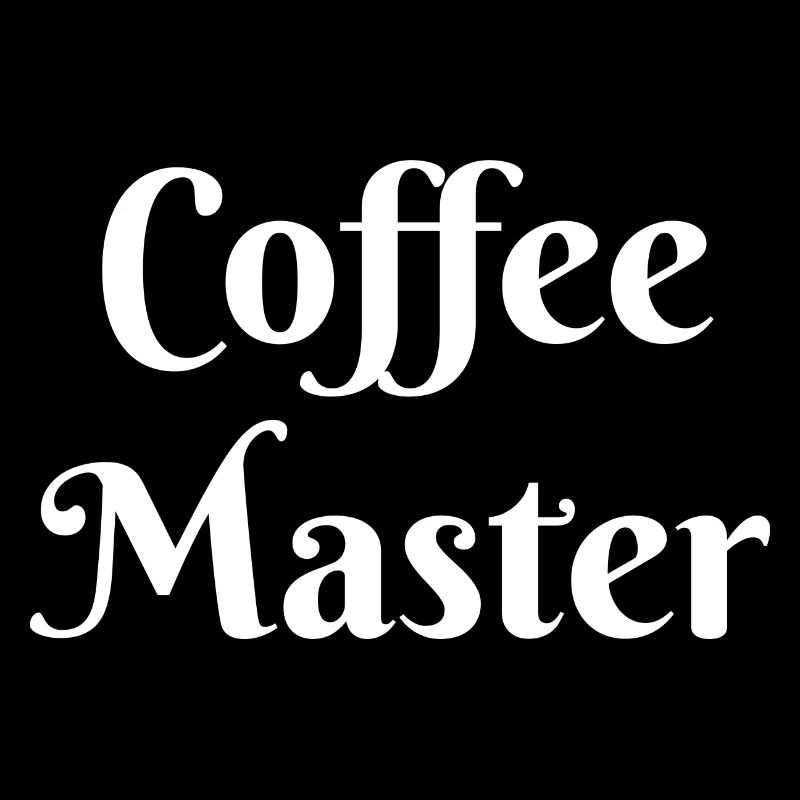 Coffee Master, coffee lover gift slogan
