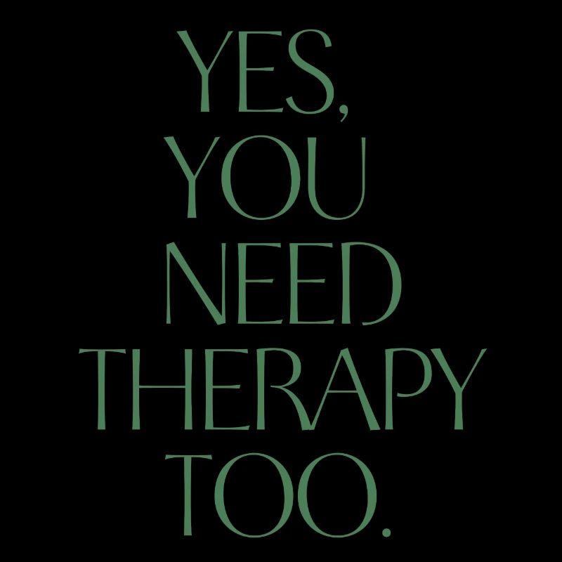 THERAPY. One shirt, one word.