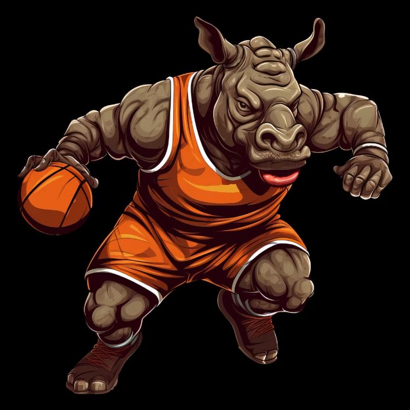 Hippopotame de basket-ball