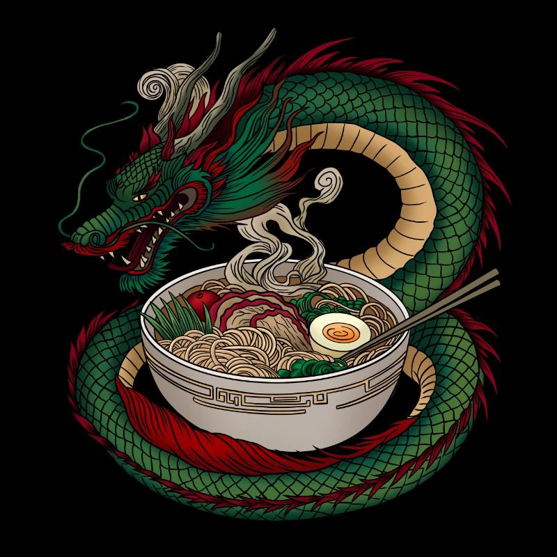 Ich liebe Ramen Suppe