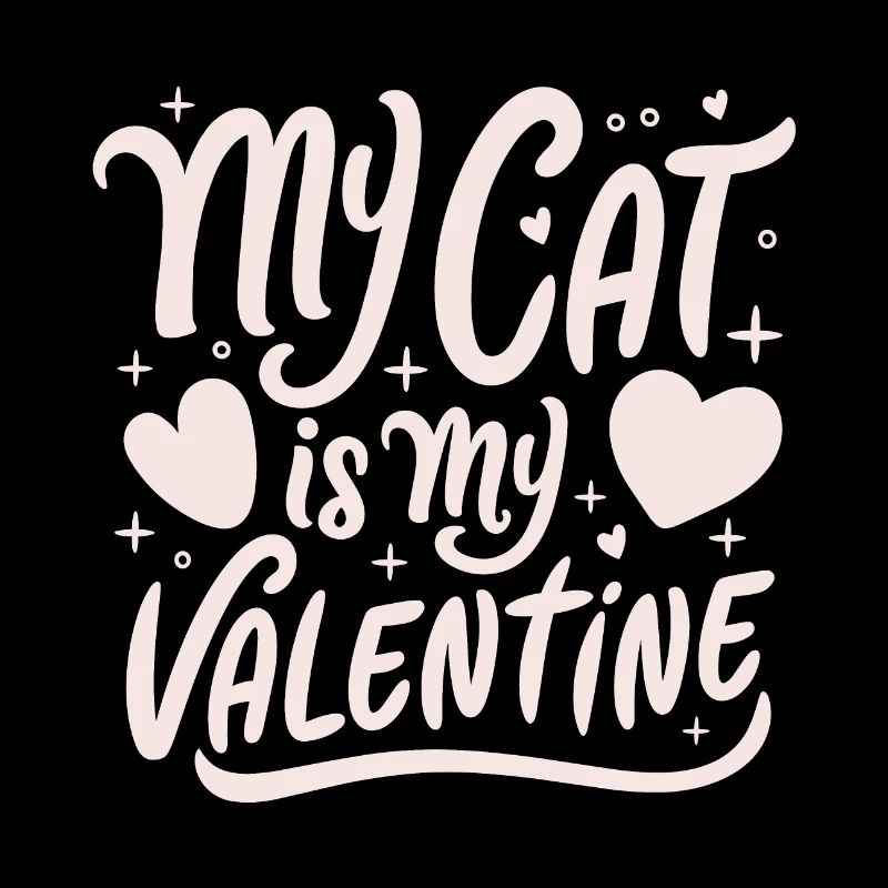 My cat is my valentine