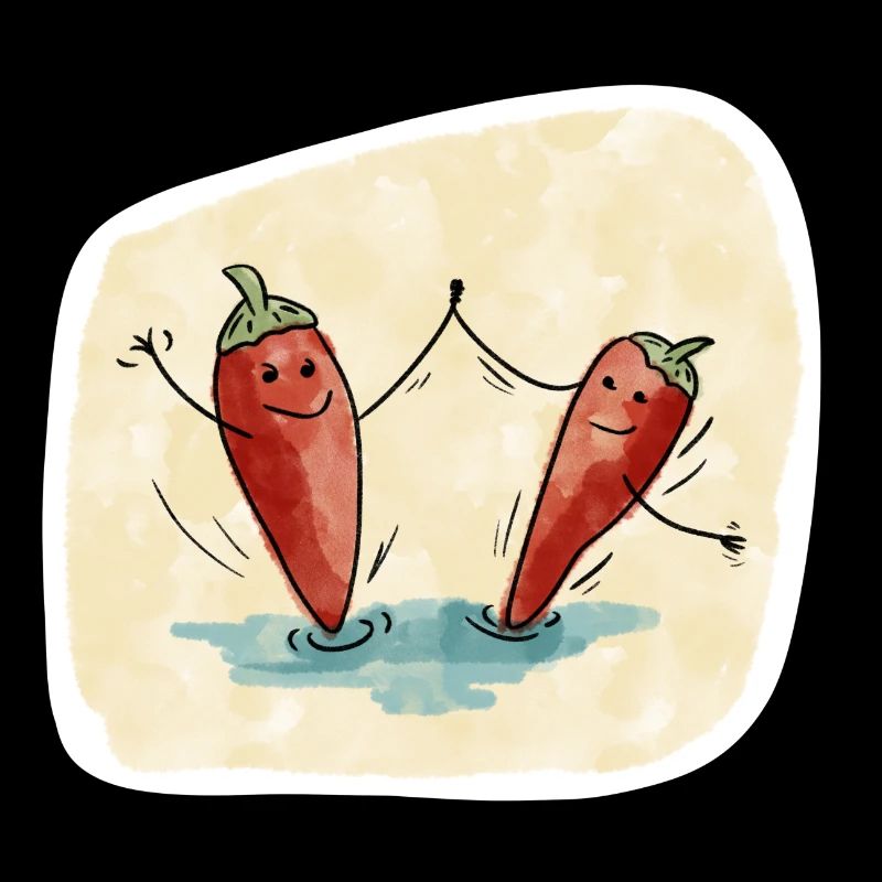Chili Peppers Danse Tango
