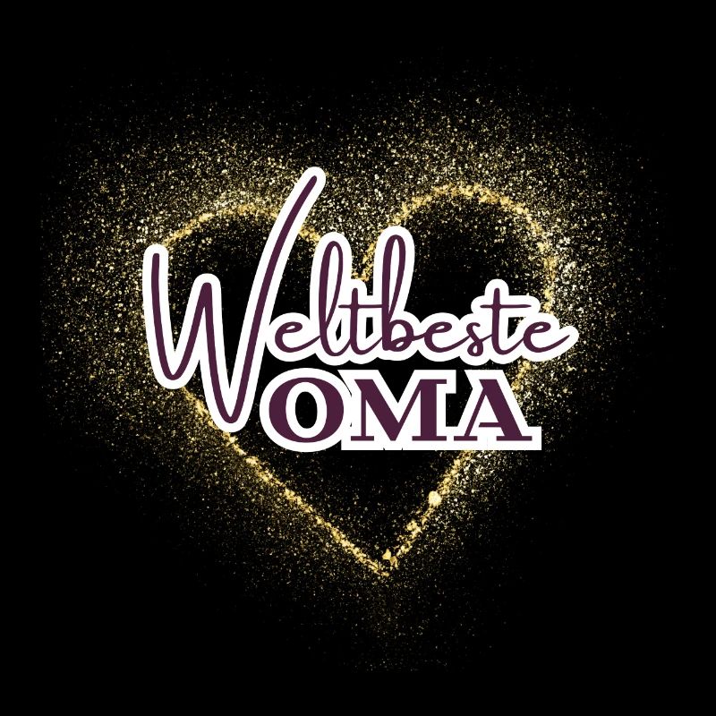 Weltbeste Oma Herz