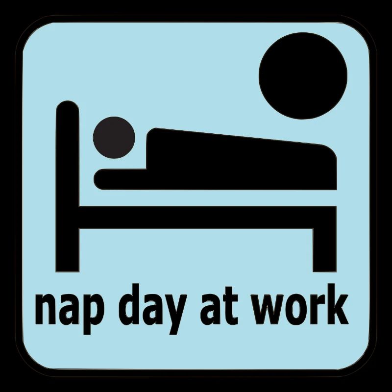 Nickerchen bei der Arbeit