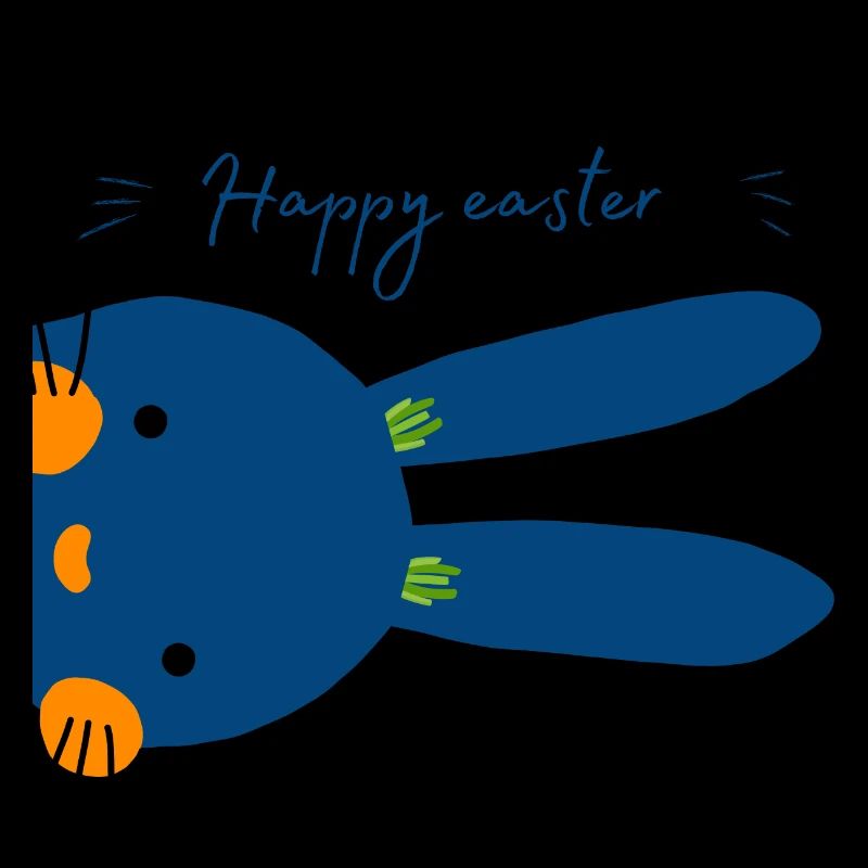 Frohe Ostern. Happy Easter. Easter bunny.