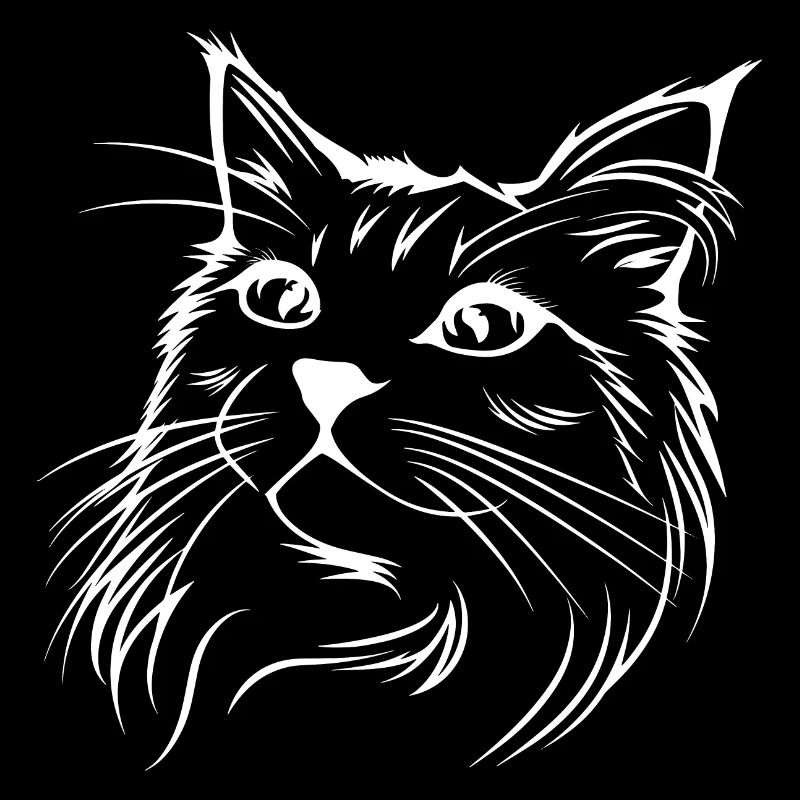 Chat, Motif De Chat, Visage De Chat