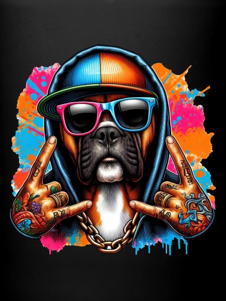 Boxer Dog Art