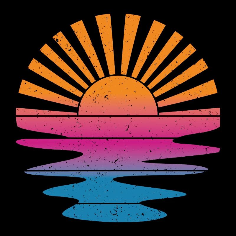 Vintage Summer Sunset