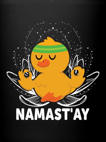 Drôle Namaste Yoga Duck