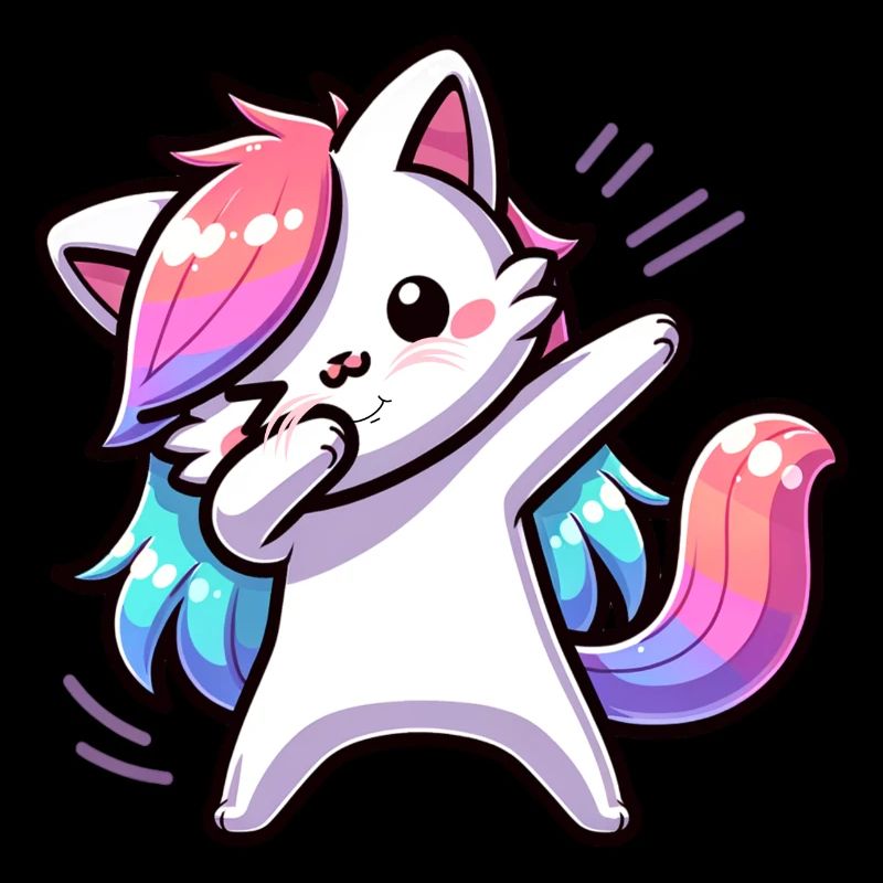cute Cat dab süße katze dab
