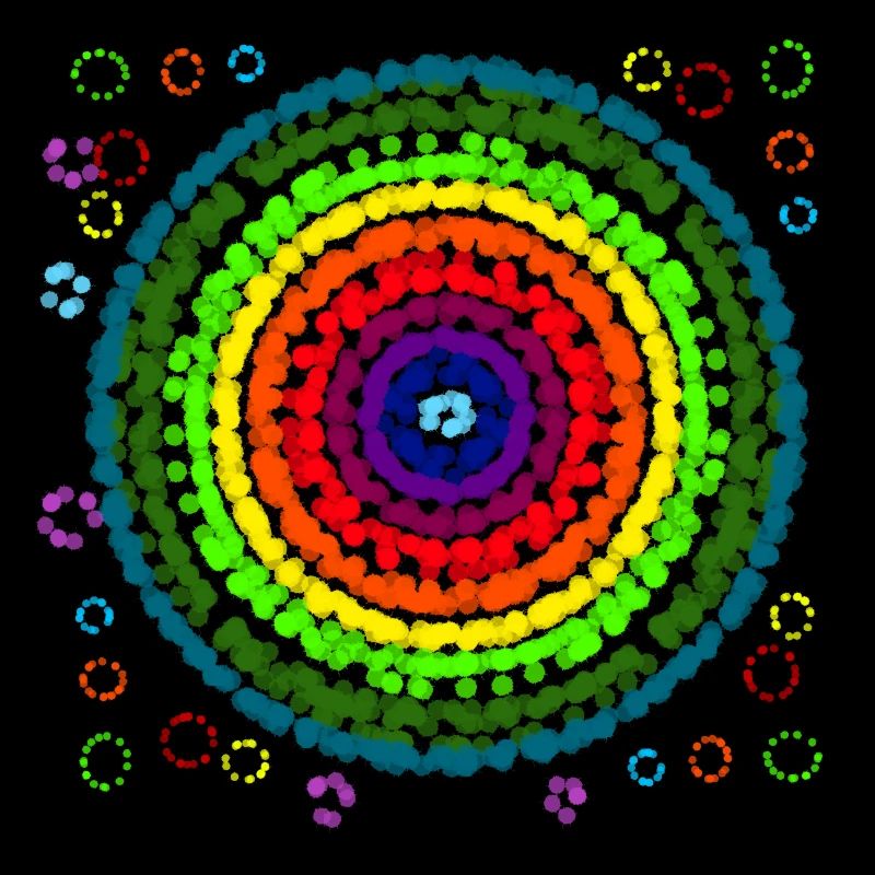 rainbow circle
