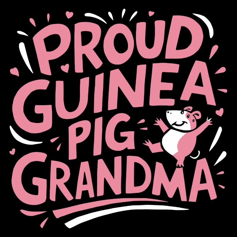 Fière grand-mère cochon d’Inde