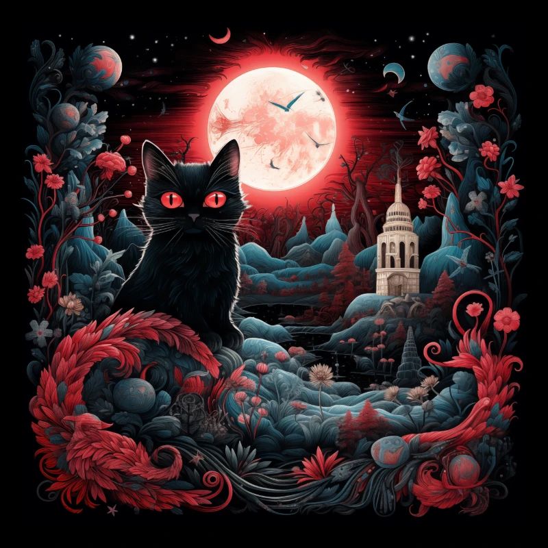 Night Cat Wonderland 5
