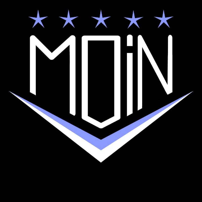 Logo Moin Anchor Dire avec imprimé à la mode