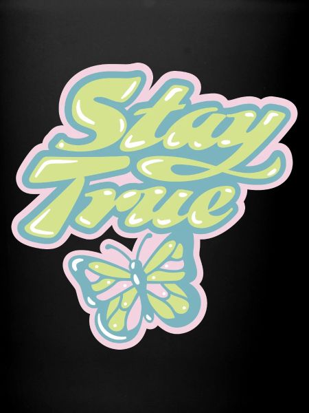 Stay True – Rétro pastel doux