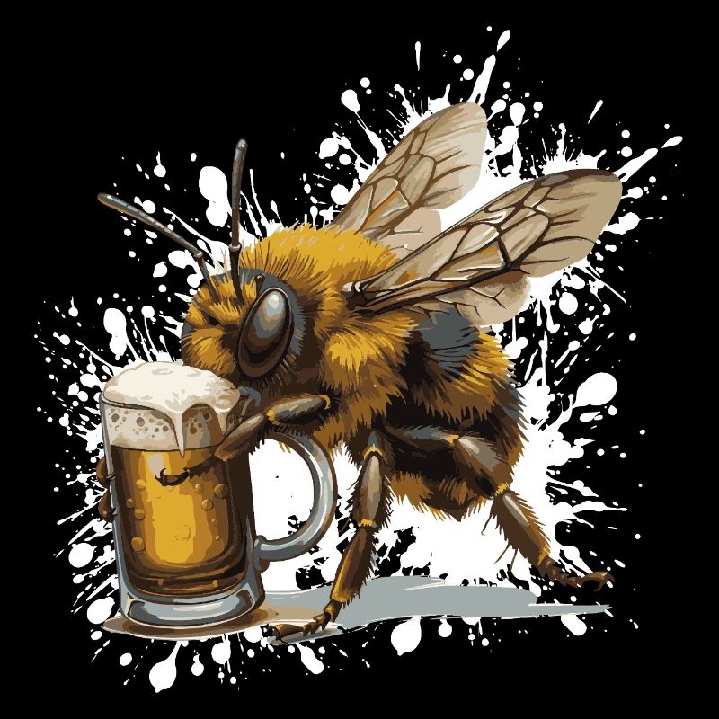 Bee Beer Funny