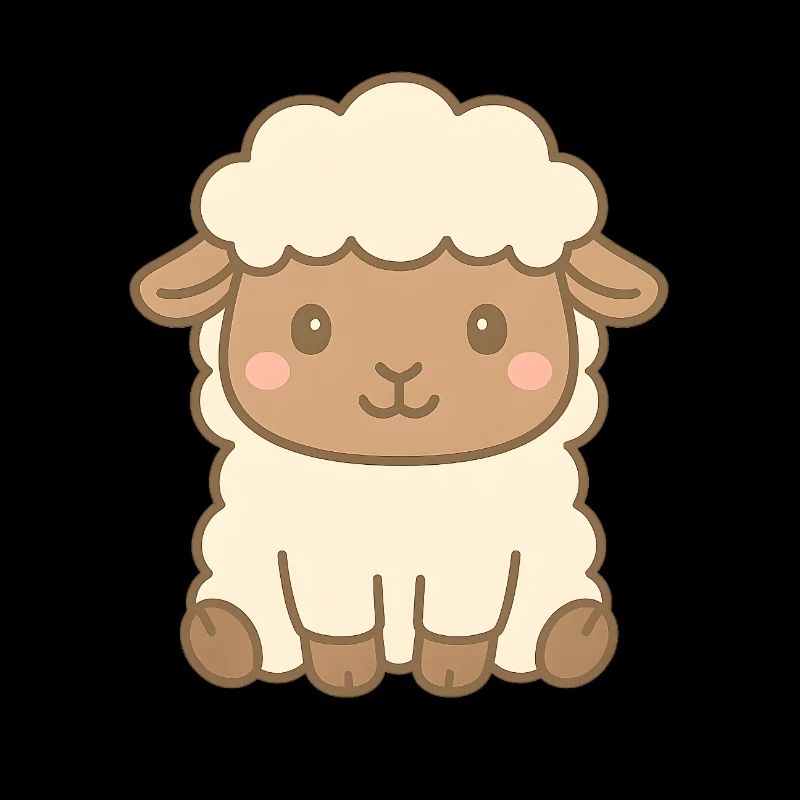 Mignon bébé mouton