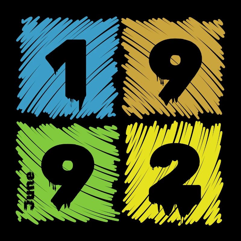 33. Geburtstag Farbige Patches since 06/1992