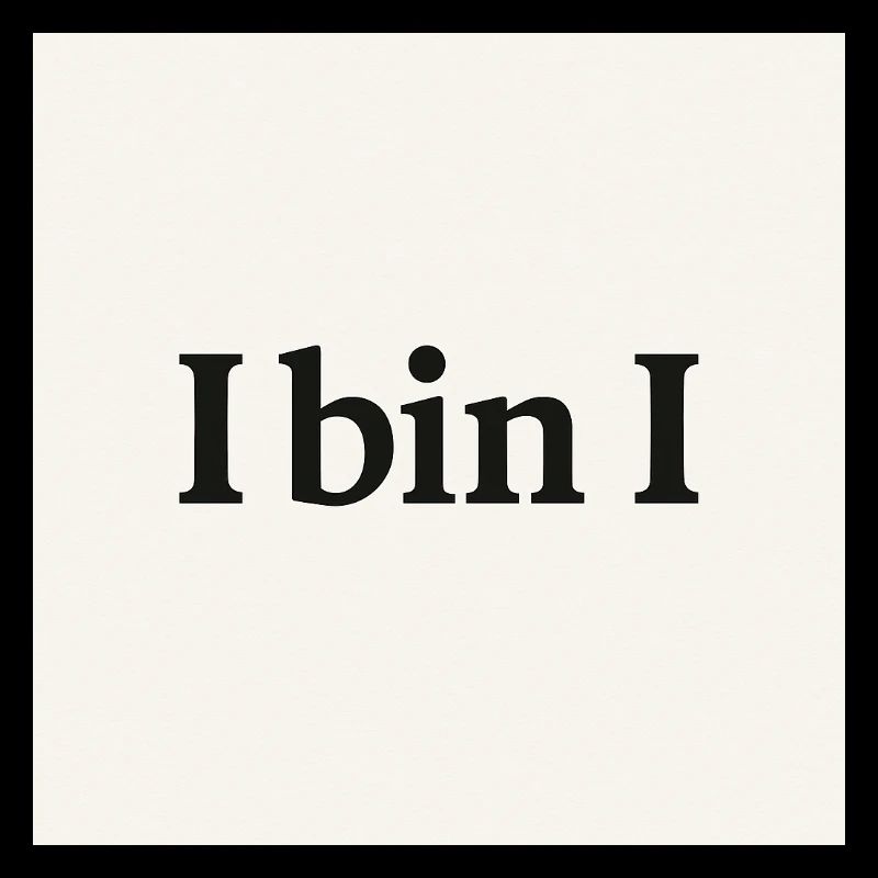 Humorous I Am I Statement Design