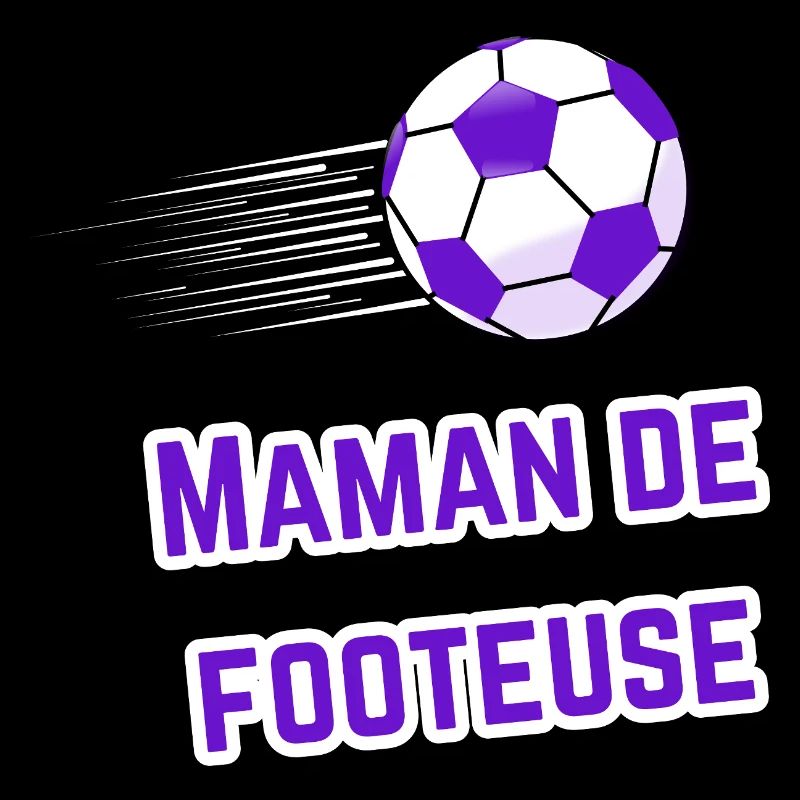 Tee-Shirt Maman Supporter Footeuse