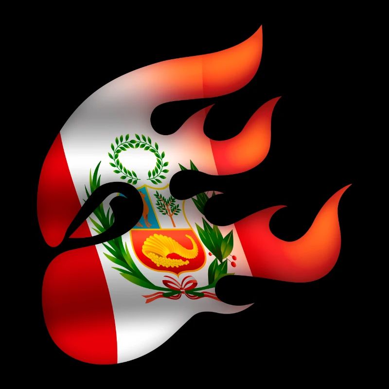 Drapeau du Pérou - Pérou - Ninja