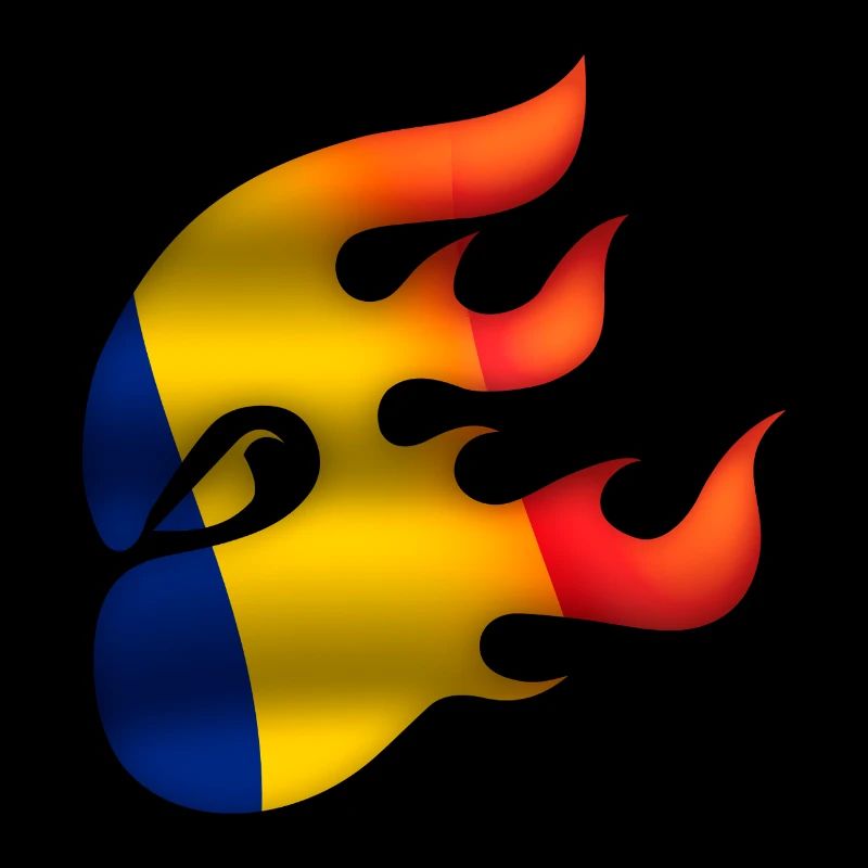 Drapeau de la Roumanie - Roumanie - Ninja