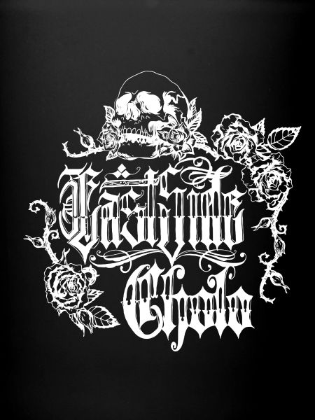 Skull Rose Gothic Design