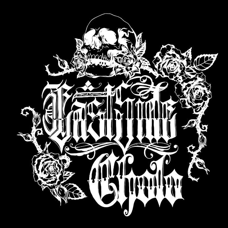 Skull Rose Gothic Design