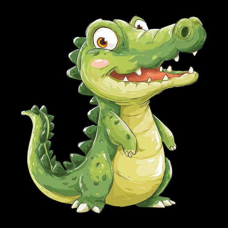 Mignon bébé crocodile