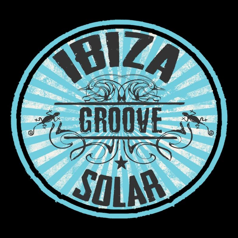 Conception du logo solaire ibiza Groove