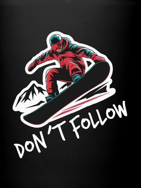 Snowboarder snowboarding