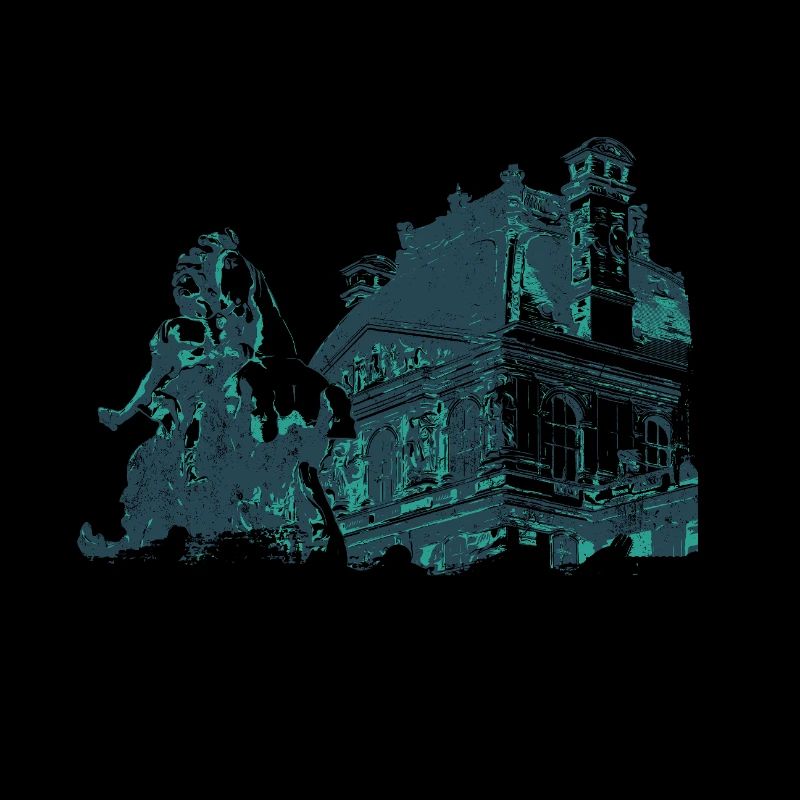 Paris, Statue Équestre et Architecture