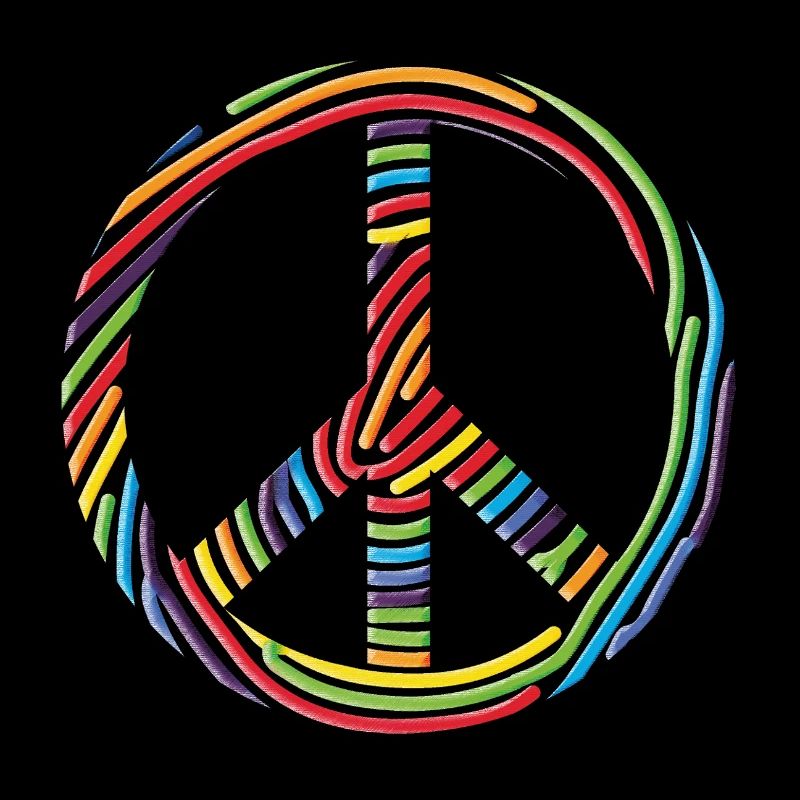 Buntes-Peace-Zeichen