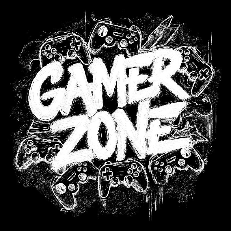 Arcade Graffiti Game On Geek Gamer Zocker Geschenk