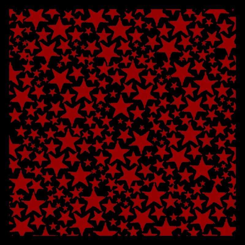 Roter Sternenmuster auf dunklem Grund
