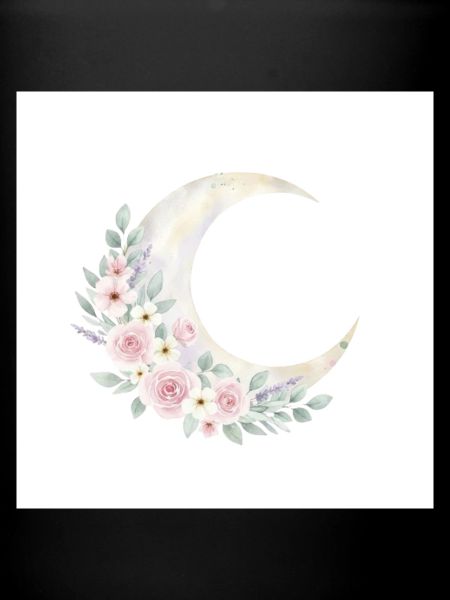 Couronne de fleurs de lune