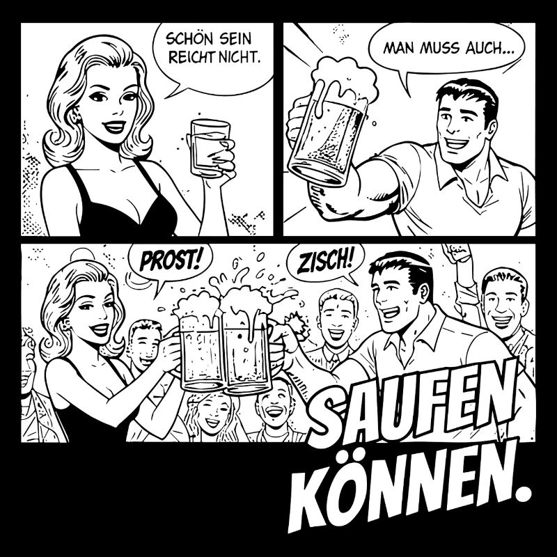 Être belle n’est pas assez comique rétro