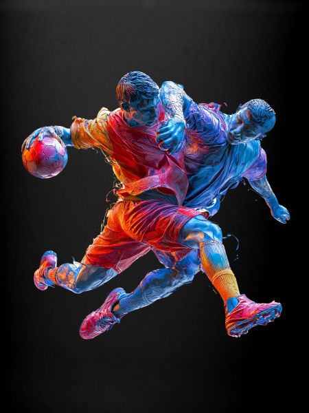 Farbsturm Handballaktion