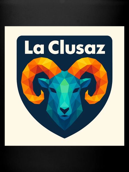 La Clusaz Geometric Ram Crest