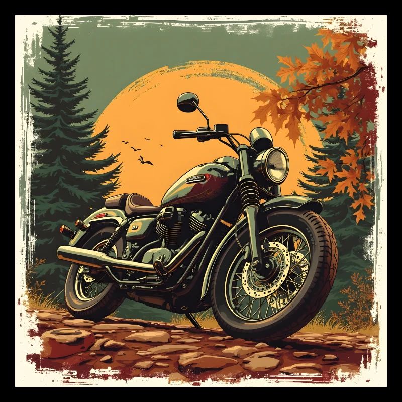 Moto en texture patrimoniale