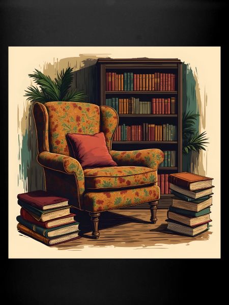 Chaise de lecture confortable