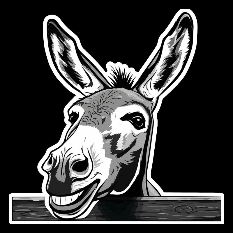 Cheeky donkey – laughter allowed!