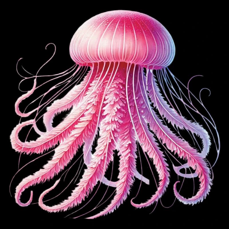 Jellyfish Sea Creatures Carnival Tentacles Fire Jellyfish
